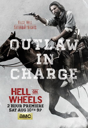 Hell on Wheels Season 3 dvd poster