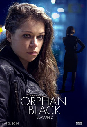 Orphan Black Seasons 1-2 dvd poster